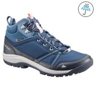 Decathlon Quechua NH100 Mid Wp Mavi Kadın Outdoor Su Geçirmez Bot