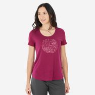 Decathlon Quechua NH500 Lacivert Outdoor Kadın T-shirt