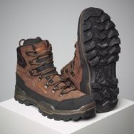 Decathlon Solognac Kahverengi Crosshunt 500 Su Geçirmez Deri Unisex Avcı Botu