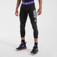 Decathlon Tarmak 500 Nba Los Angeles Lakers Siyah Yetişkin 3/4 Basketbol Taytı