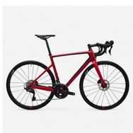 Decathlon Van Rysel Edr Cf 105 12 Vites Shimano 105 Karbon Kırmızı Yol Yarış Bisikleti