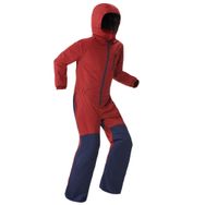 Decathlon Wedze 100 Bordo Lacivert Çocuk Kayak Tulumu