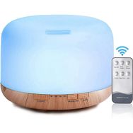 Decdeal 500 ml Ultrasonik Hava Nemlendirici Uçucu Yağ Difüzör Lambası Aromaterapi Aroma Difüzör Mist Maker