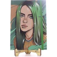 Deco Elit Lastikli Çizgisiz Sert Kapak Bellie Eilish Defter