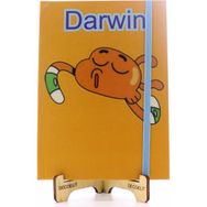 Deco Elit Lastikli Noktalı Sert Kapak Darwin ve Gumball Defter