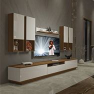Decoraktiv Trendstyle 8das Ceviz Beyaz Slm Tv Ünitesi Tv Sehpası