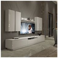 Decoraktiv Trendstyle 8ds Parlak Beyaz Slm Tv Ünitesi Tv Sehpası