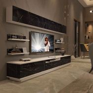 Decoraktiv Trendstyle 8ys Mdf Ceviz Beyaz Tv Ünitesi