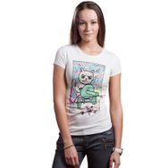 Decords Cat With Machine Vladvas Kadın T-Shirt