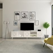 Decorotika Beyaz Sinef Tv Ünitesi