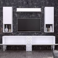 Decorotika İnci Beyaz TV Ünitesi