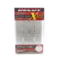 Decoy X-S51 Quatto Treble Dörtlü 6P Olta İğnesi