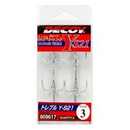 Decoy Y-S21 3 Standart Treble Üçlü Maket Balık İğnesi