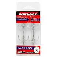 Decoy Y-S21 Standart Treble NO:2 Üçlü Maket Balık İğnesi