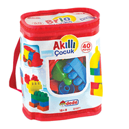 Dede Akıllı Çocuk 40 Parça Lego Seti