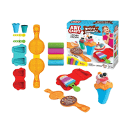 Dede Oyuncak FEN03556 200 gr Oyuncak Art Craft Waffle & Dondurma Hamur Set