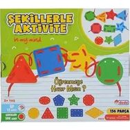 Dede Şekillerle Aktivite 156 Parça