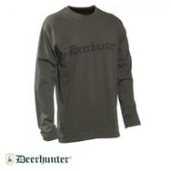 Deerhunter Logo Yeşil Uzun Kollu Tişört