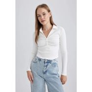 DeFacto B1958AX23AU Kadın Coool Fitted Uzun Kollu T-Shirt