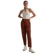 DeFacto Baggy Kahve Gabardin %100 Pamuk Kadın Pantolon