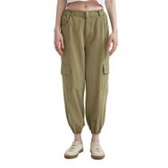 DeFacto Coool Haki Kargo Jogger Gabardin Kadın Pantolon
