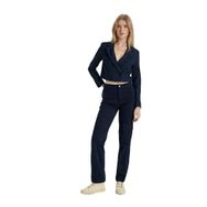 DeFacto Coool Lacivert Straight Fit Kargo Gabardin Kadın Pantolon