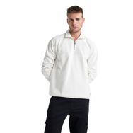 DeFacto Erkek Relax Fit Dik Yaka Sweatshirt, Krem, 3XL Sweatshirt