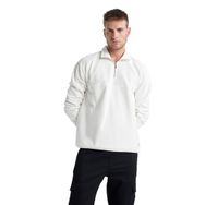 DeFacto Erkek Relax Fit Dik Yaka Sweatshirt, Krem, XXL Sweatshirt