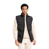 DeFacto Erkek Slim Fit Dik Yaka Yelek Yelek, Siyah, L Yelek