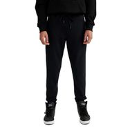 DeFacto Erkek Slim Fit Fermuar Cepli Esnek Paça Eşofman Altı, Siyah, XS Pantolon