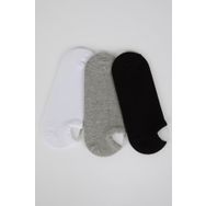 DeFacto K4595AZNS Erkek Pamuklu 3'lü Sneaker Çorabı