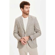 DeFacto N6039AZ20SM Bej Modern Fit Blazer Erkek Ceket