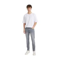 DeFacto Pedro Gri Slim Fit Dar Kalıp Normal Bel Dar Paça Cepli Erkek Jean Pantolon