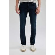 DeFacto R8791AZ23AU NM83 Pedro Slim Fit Dar Kalıp Normal Bel Dar Paça Erkek Jean Pantolon