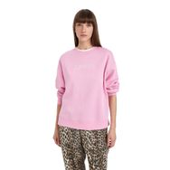 DeFacto Relax Bordo Fit Bisiklet Yaka Baskılı Kalın Kadın Sweatshirt