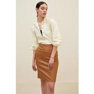 DeFacto T6217AZ20WN Kahverengi Ekose Regular Fit Uzun Kollu Erkek Gömlek