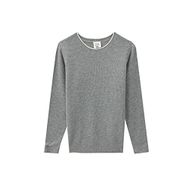 DeFacto U8991A6 GR210 Gri Erkek Çocuk Slim Fit Bisiklet Yaka Triko Kazak