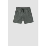 DeFacto Y8954AZ22HS Regular Fit Minimal Desenli Kısa Boy Yüzme Şortu