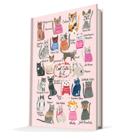 Deffter 8699164644582 Summer Cats Cool Cats 14x20 Çizgili Defter