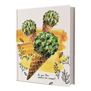 Deffter Cactus Ice Cream Sert Kapak Not Defter