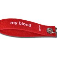 Deffter My Blood AB Rh- Keçe Anahtarlık