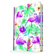 Deffter Tropical Purple Jungle 96 Yaprak Çizgili Sert Kapak Defter