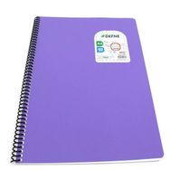 Defne Nova 120 Yaprak Çizgili A4 Mor Okul Defteri
