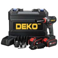 Deko DK5810TS 520NM 58V 10AH Kömürsüz Motor Darbeli Çift Vuruş Bijon Somun Sökme Makinesi Matkap Seti