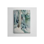 Dekolata Ağaçlar ve Kış Mini 40x60 cm Kanvas Tablo