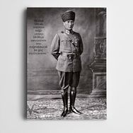 Dekolata Atatürk Birlik 60x85 cm Kanvas Tablo