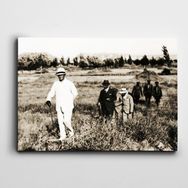 Dekolata Atatürk Gazi Orman Çiftliği 50x70 cm Kanvas Tablo
