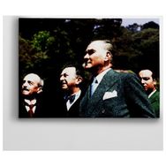 Dekolata Atatürk İstikbal Göklerdedir 35x50 cm Kanvas Tablo