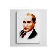 Dekolata Atatürk Renkli Portre 30x40 cm Kanvas Tablo