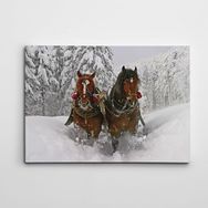 Dekolata Atlar 50x70 cm Kanvas Tablo
